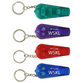 Pocket LED Key Light & Whistle